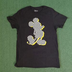 Disney Mickey Mouse Checkerboard T Shirt Size Medium